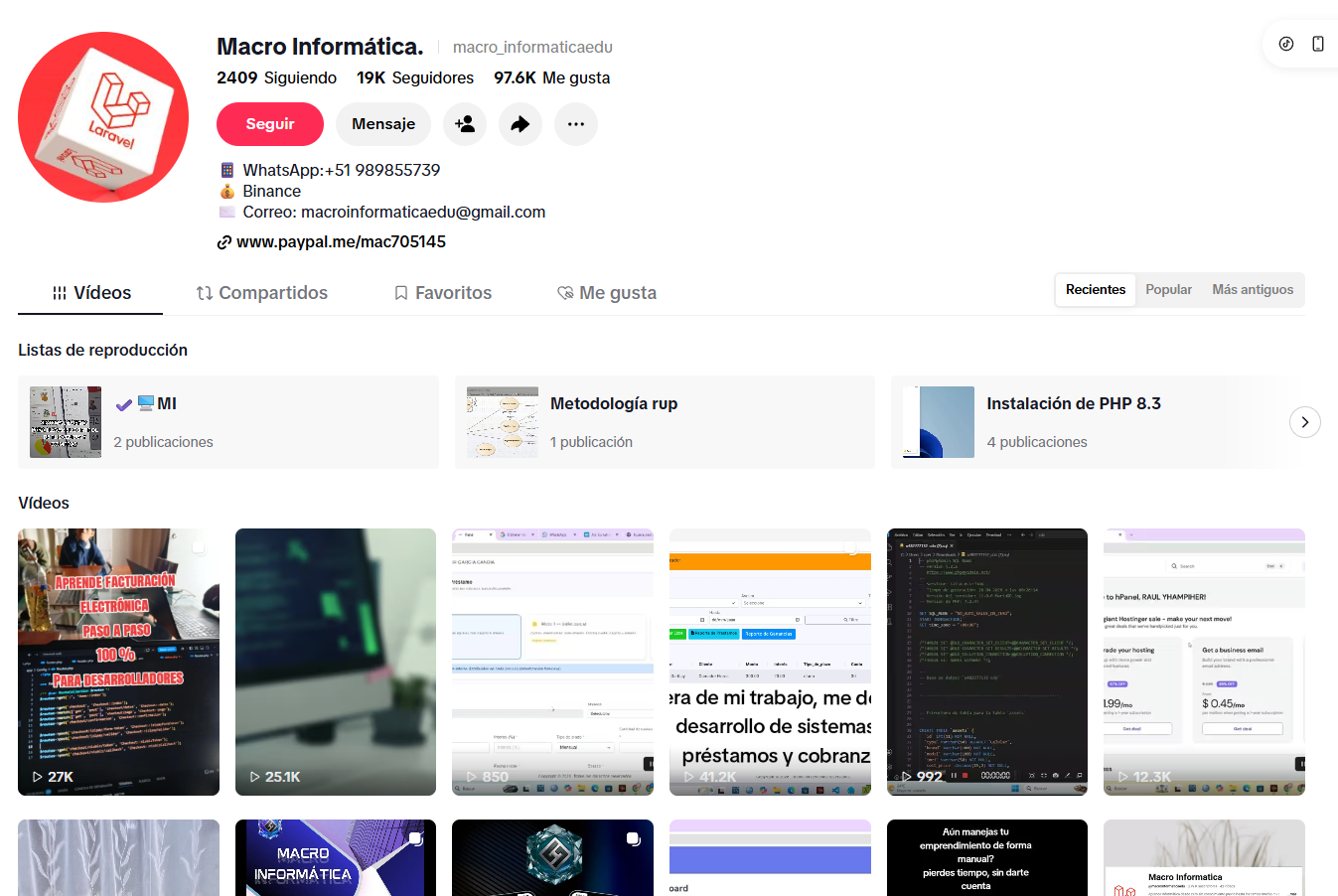Captura de Seguidores en TikTok